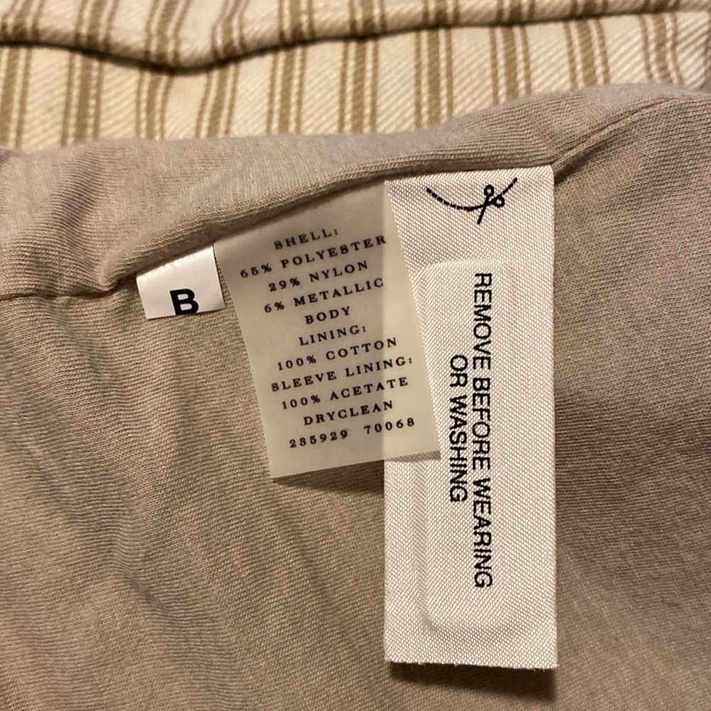 Taupe Asymmetrical trench coat - Picture 7 of 7